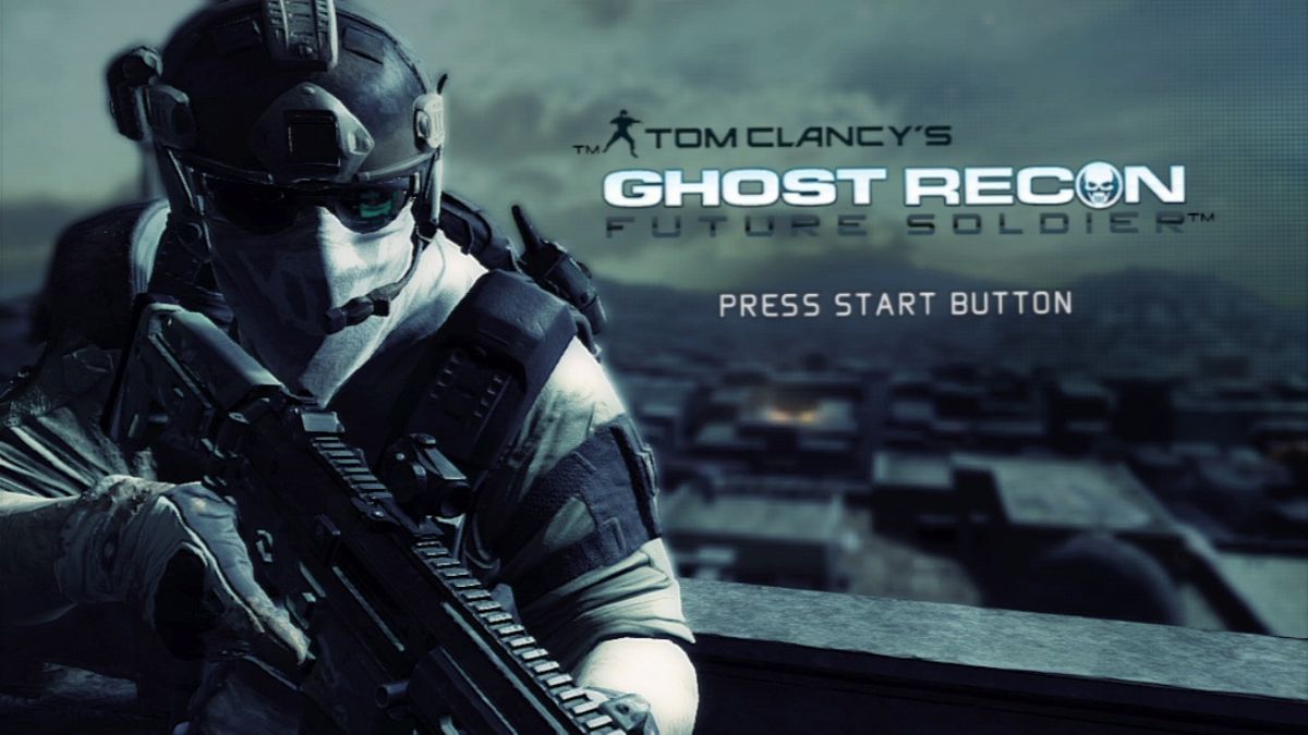 Tom Clancy's Ghost Recon: Future Soldier (PlayStation 3) screenshot: Main title.
