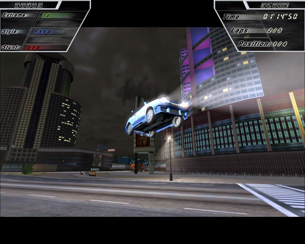 Trick Track (Windows) screenshot: Jumping stunt
