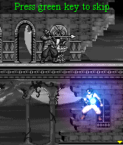 Prince of Persia: The Sands of Time (Symbian) screenshot: Rewinding after getting killed