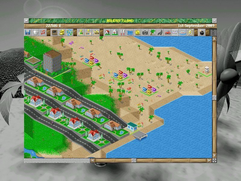 Holiday Island (Windows) screenshot: Beach