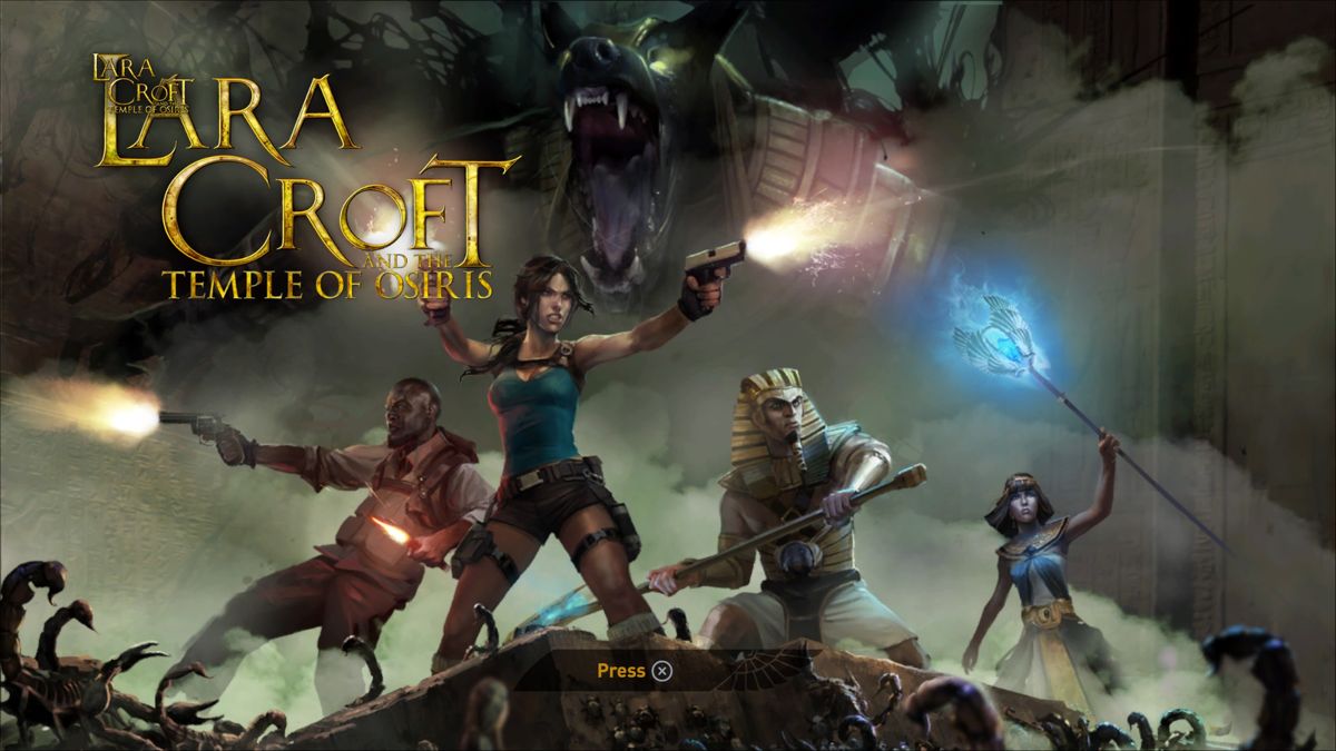 Lara Croft and the Temple of Osiris (PlayStation 4) screenshot: Title screen
