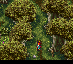 Chrono Trigger (SNES) screenshot: In the forest