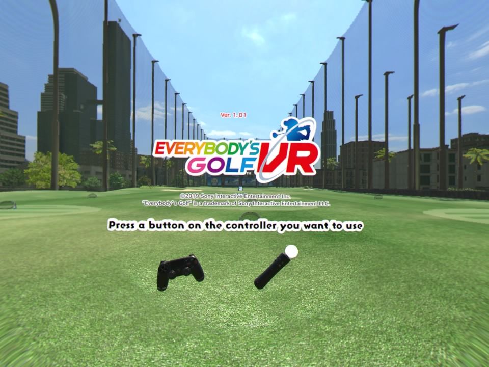 Screenshot of Everybody s Golf VR PlayStation 4 2019 MobyGames