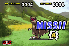 Jurassic Park Institute Tour: Dinosaur Rescue (Game Boy Advance) screenshot: Pressed the wrong button.