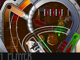 Pinball Wizard 2000 (DOS) screenshot: Prohibition, upper part