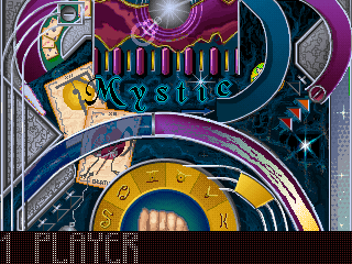 Pinball Wizard 2000 (DOS) screenshot: Upper part of Mystic