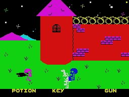 Monty Is Innocent (ZX Spectrum) screenshot: Surrounded