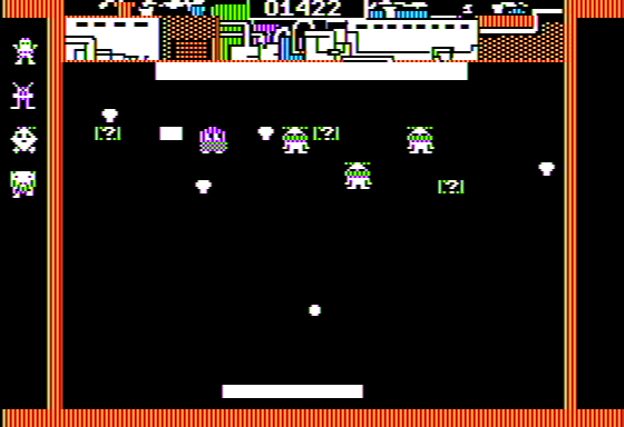 Robomath (Apple II) screenshot: Bouncing a Ball