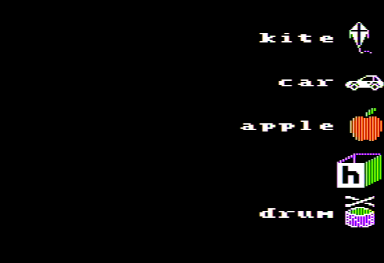 Teddy and Iggy (Apple II) screenshot: Iggy is Opening Boxes
