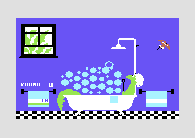 Bubble Burst (Commodore 64) screenshot: Zeboingers Approach
