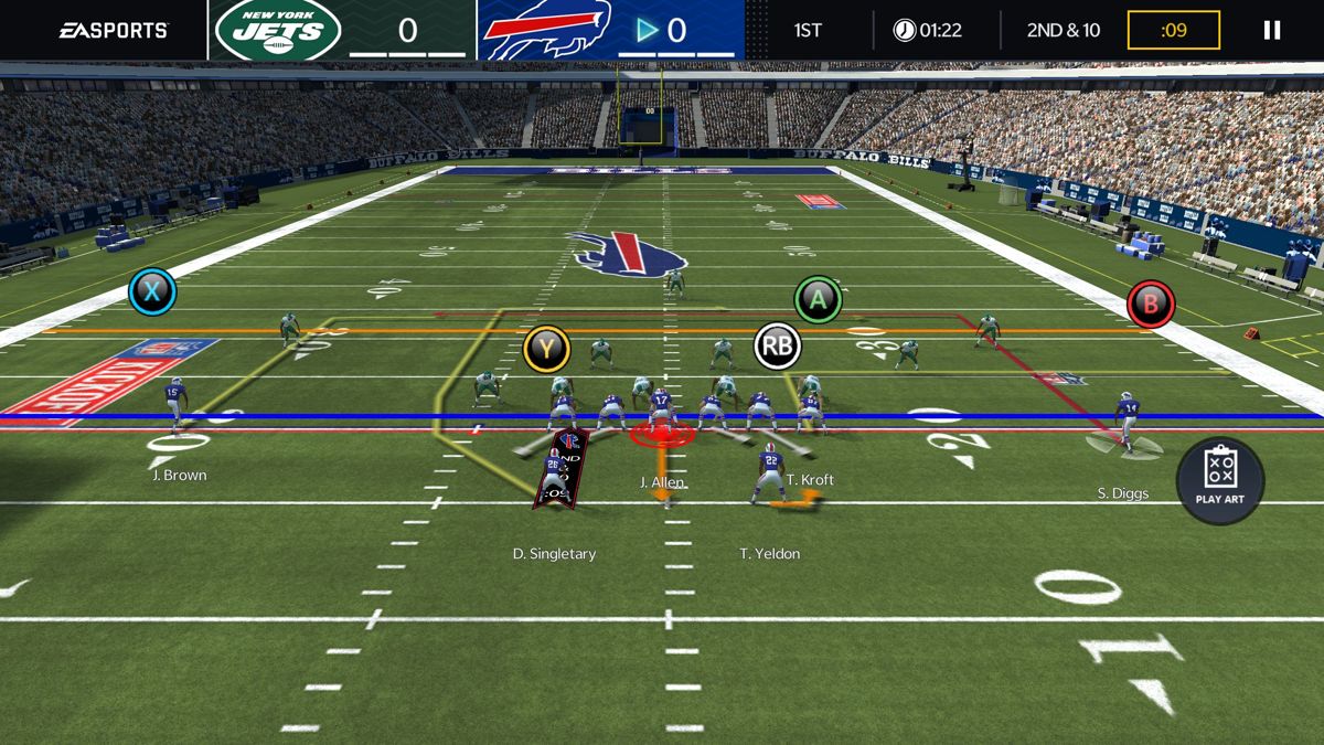 Madden NFL 21 Mobile (Android) screenshot: Play art