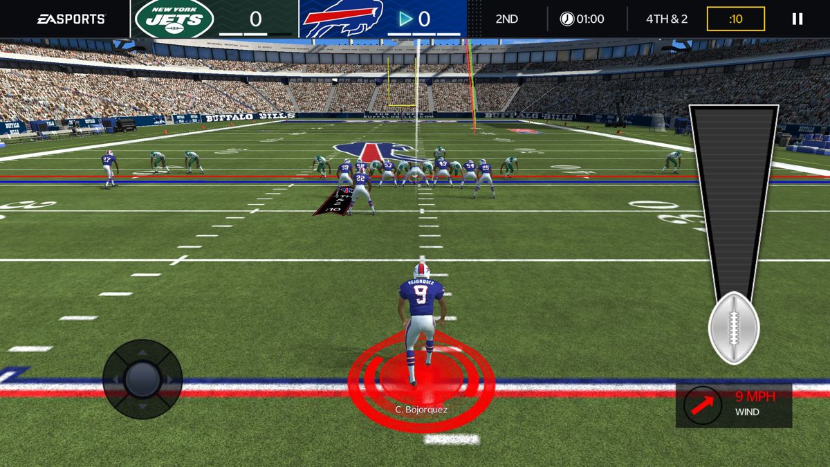 Madden NFL 21 Mobile (Android) screenshot: Punt