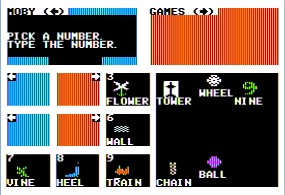 Rhyme-a-Line (Apple II) screenshot: Filling in Spaces