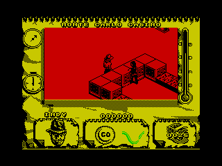 Indiana Jones and the Fate of Atlantis: The Action Game (ZX Spectrum) screenshot: Stage 1, Monte Carlo's casino