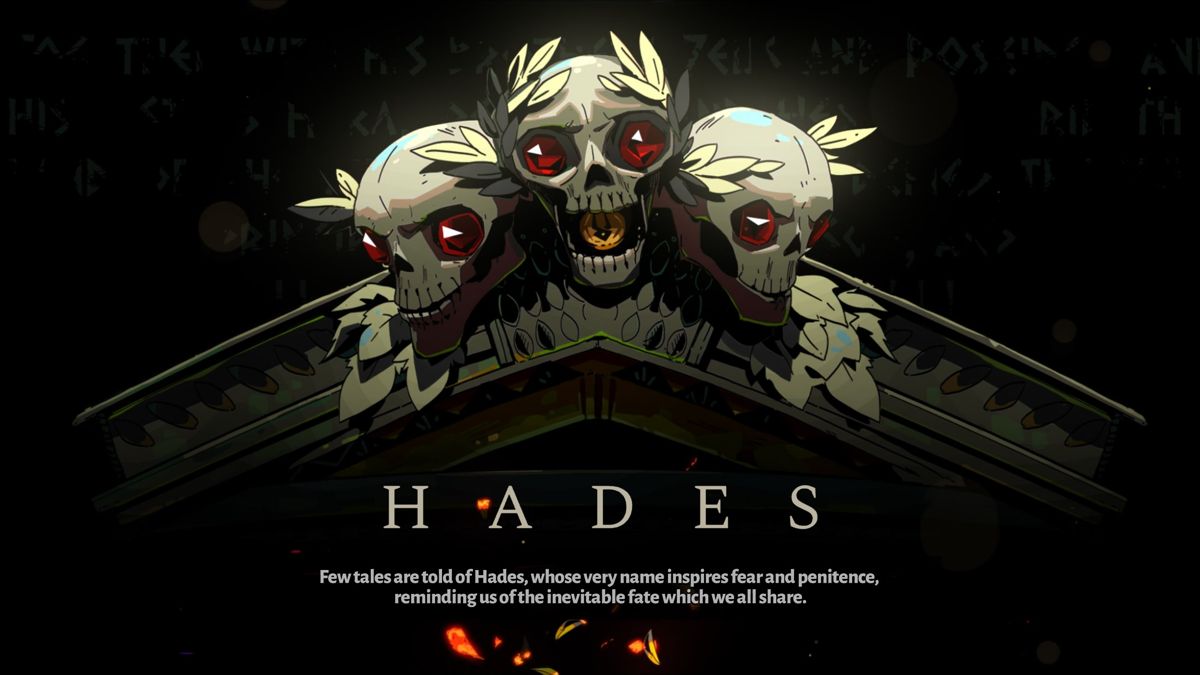 Hades (Windows) screenshot: A scene from the introduction sequence
