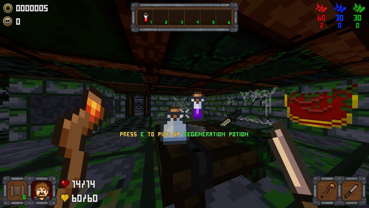 One More Dungeon (Windows) screenshot: Find potion