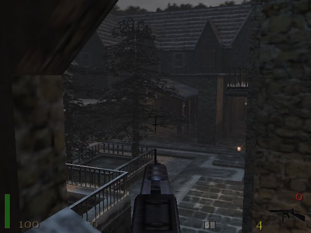Return to Castle Wolfenstein (Windows) screenshot: These trees really look realistic
