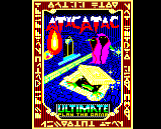 Atic Atac (BBC Micro) screenshot: Loading screen.