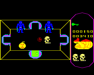 Atic Atac (BBC Micro) screenshot: Trying out the serf.