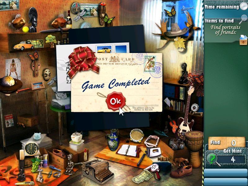 20 Days to Find Amy (Windows) screenshot: Game Over