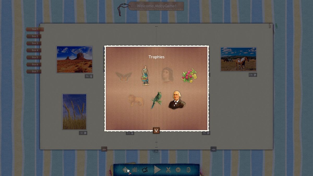 1001 Jigsaw: Earth Chronicles (Windows) screenshot: The trophy screen