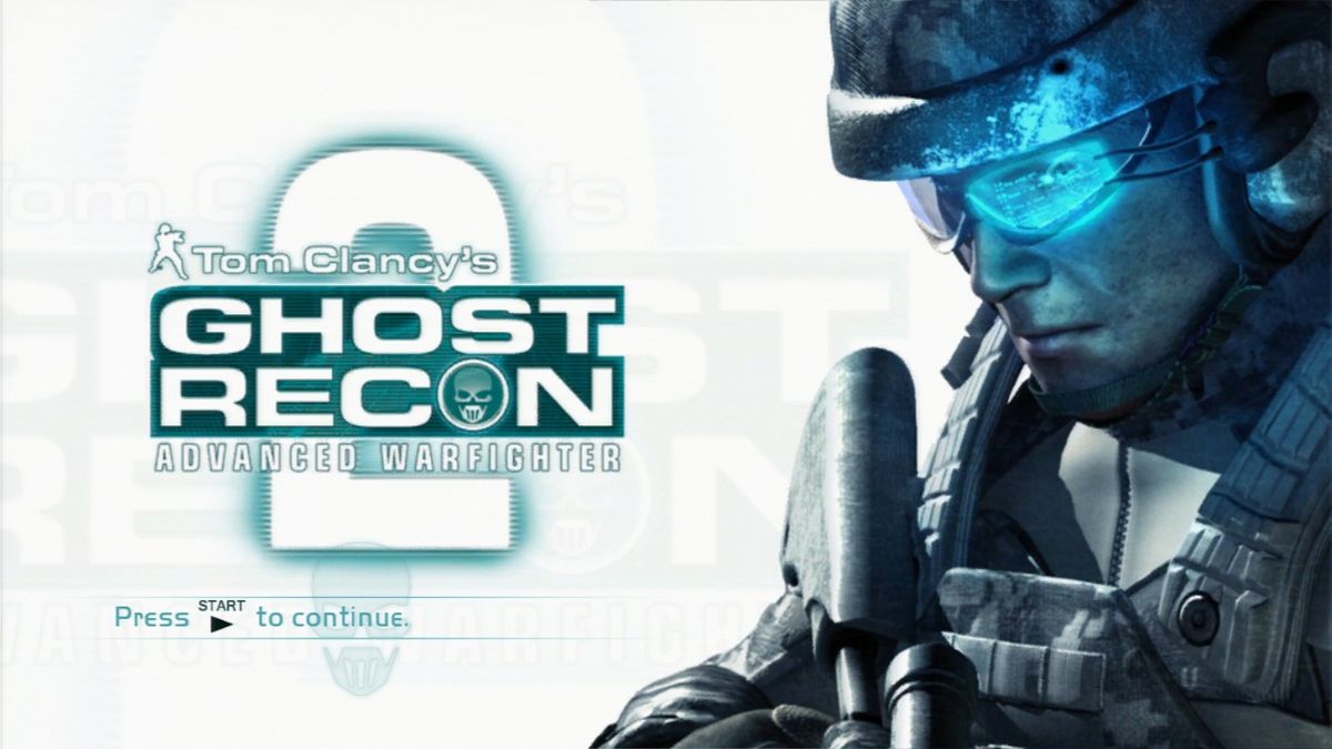 Tom Clancy's Ghost Recon: Advanced Warfighter 2 (PlayStation 3) screenshot: Main title.
