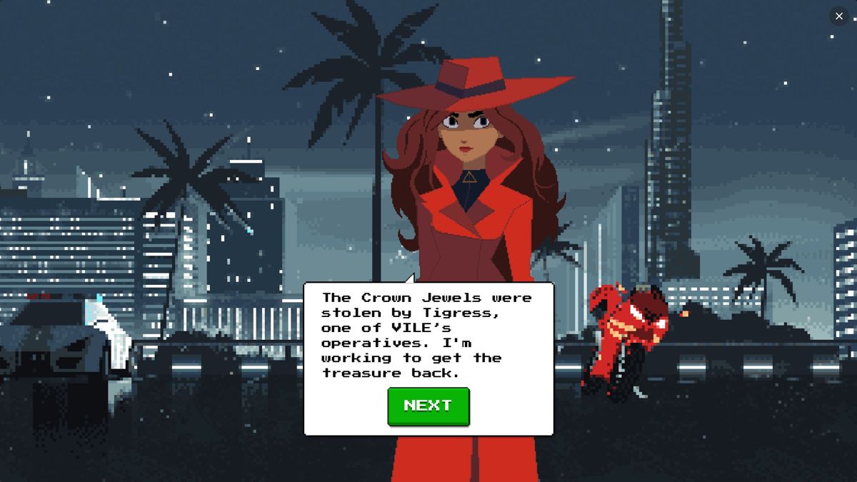 Where On Google Earth Is Carmen Sandiego?: The Crown Jewels Caper (Browser) screenshot: This time Carmen is not the baddie!