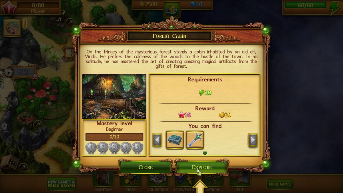 Lost Lands: A Hidden Object Adventure (Windows) screenshot: Finding stuff means searching. This is like a series of small hidden object games