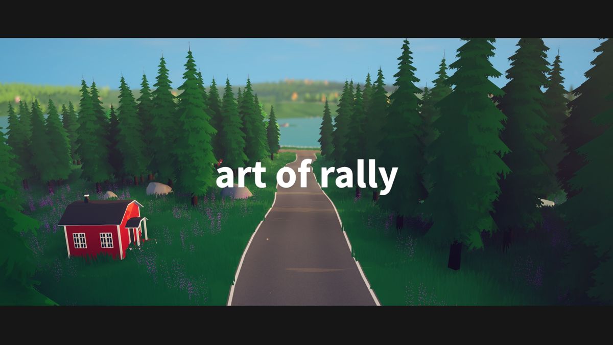 Art of Rally (Windows) screenshot: Title screen