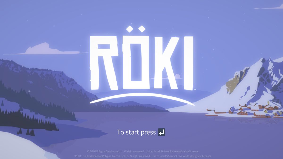 Röki (Windows) screenshot: Title screen