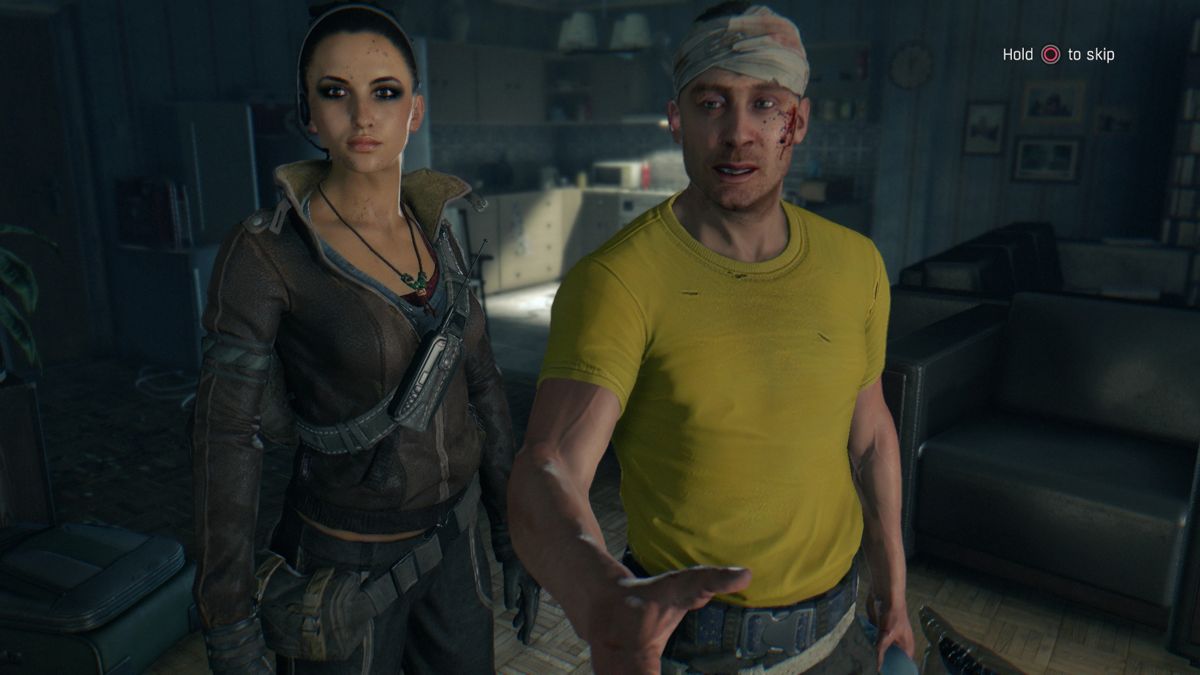 Dying Light: The Following - Enhanced Edition (PlayStation 4) screenshot: Dying Light: Meeting with resistance members