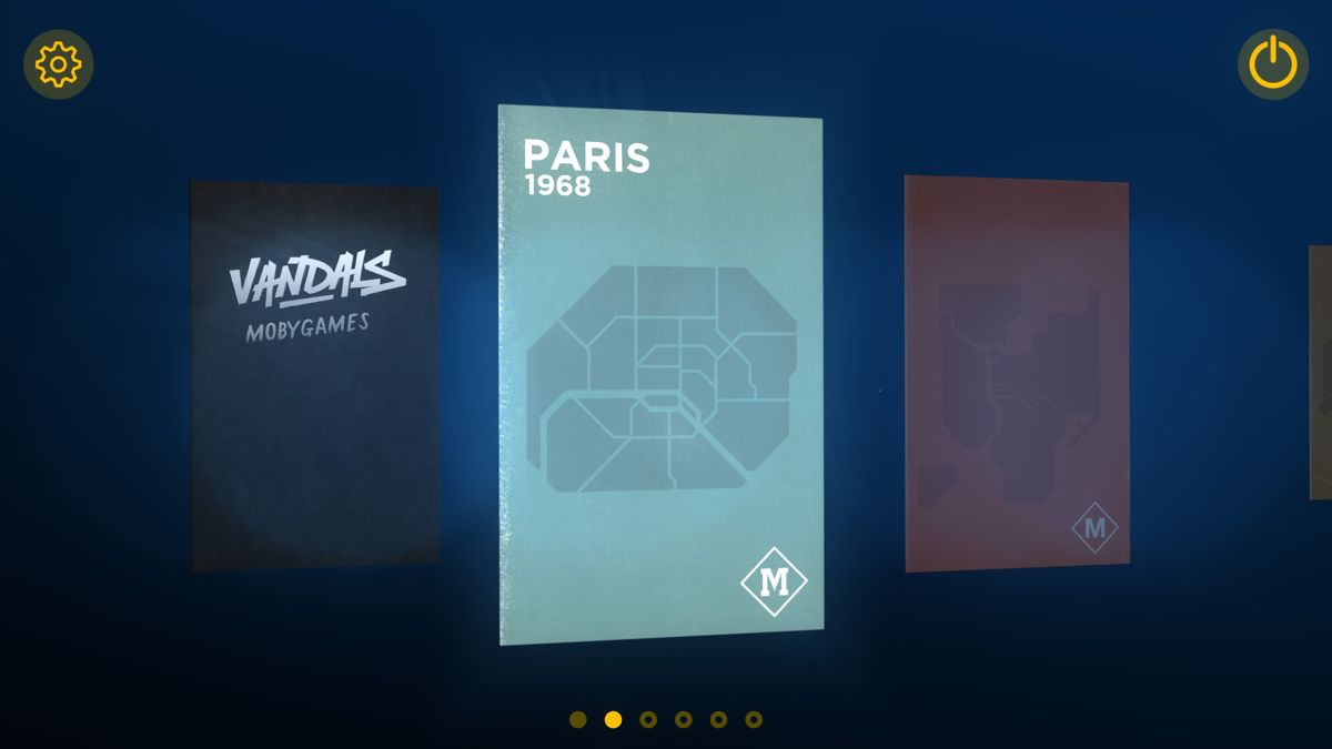 Vandals (Windows) screenshot: Selecting the first city: Paris.