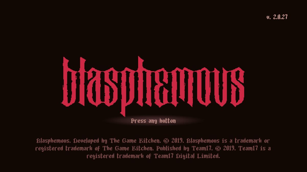 Blasphemous screenshots - MobyGames