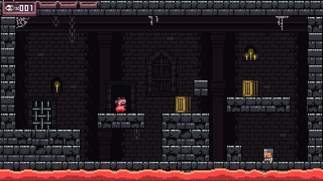 More Dark (Windows) screenshot: Kill the prisoner to open the gate, but be careful not to get yourself stuck!
