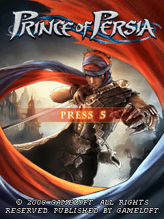 Prince of Persia (J2ME) screenshot: Title Screen