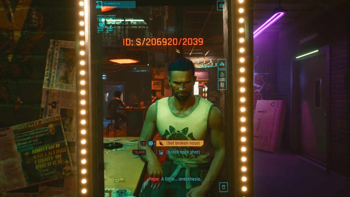 Screenshot of Cyberpunk 2077 (PlayStation 4, 2020) - MobyGames