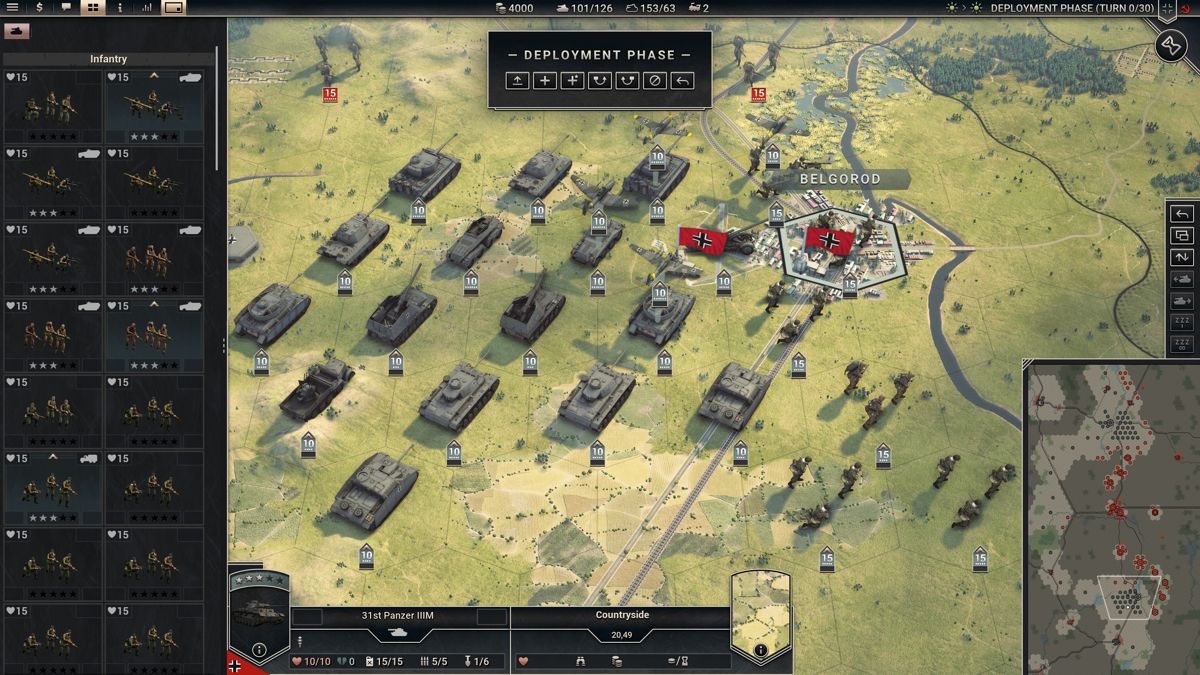 Panzer Corps 2 (Windows) screenshot: Kursk campaign