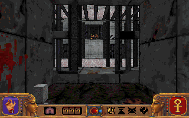 Powerslave (DOS) screenshot: Prison
