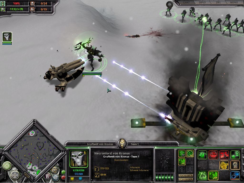 Warhammer 40,000: Dawn of War - Dark Crusade (Windows) screenshot: ...as their master calls.