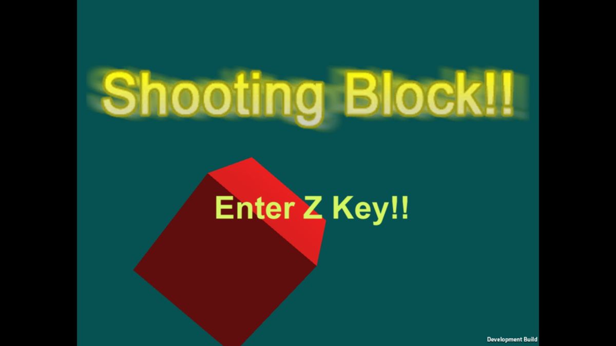 Block Shooting!! (Windows) screenshot: Title screen