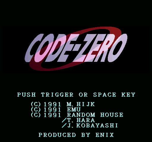 Code-Zero (1991) - MobyGames
