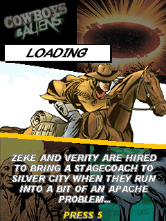 Cowboys & Aliens (J2ME) screenshot: Loading