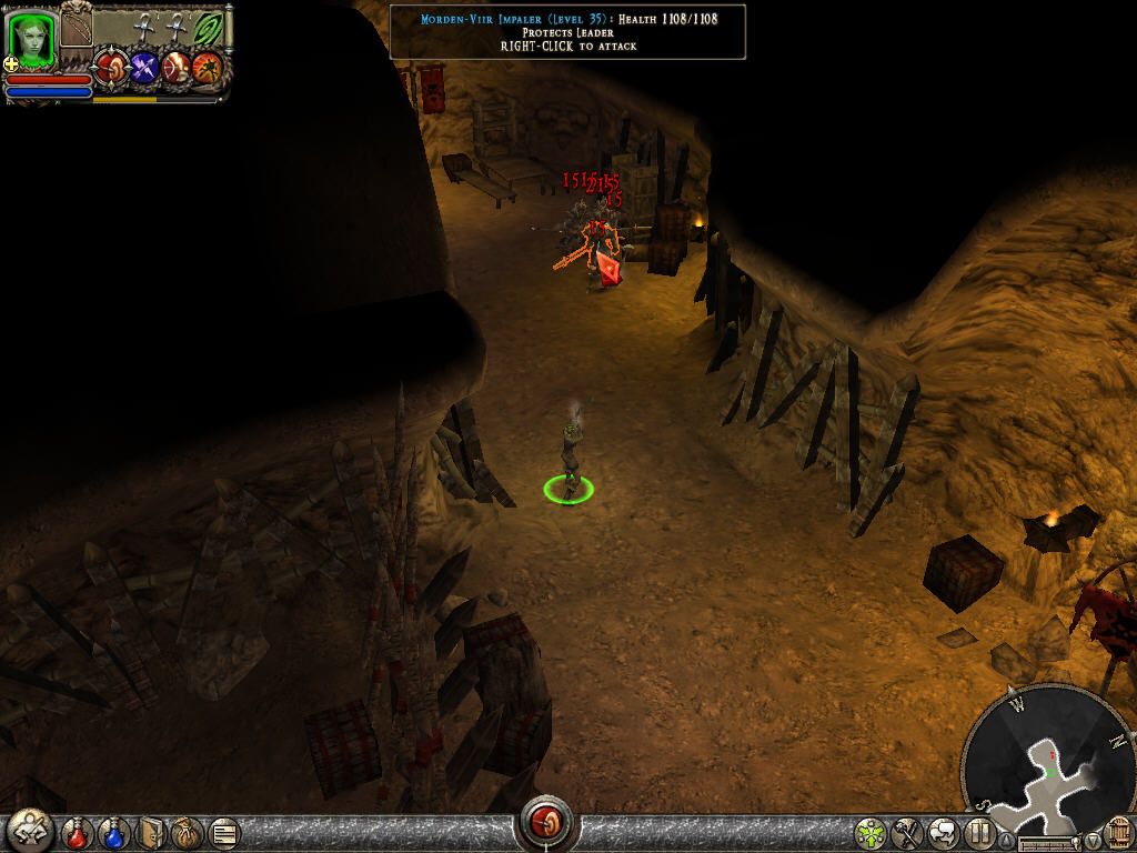Dungeon Siege II (Windows) screenshot: One-man army
