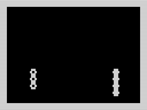 Blockade (TRS-80) screenshot: Starting the Game