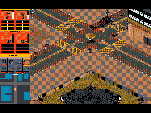 Syndicate (DOS) screenshot: Mass Carnage