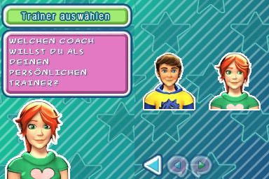 Think: Training für den Kopf - Kids (Nintendo DS) screenshot: You can choose between a male and a female trainer.