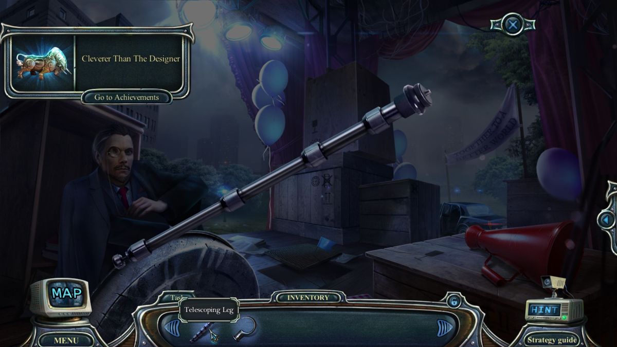 Haunted Hotel: Eternity (Collector's Edition) (Windows) screenshot: During the game the player may be awarded achievements like this. <br><br>Big Fish Games demo
