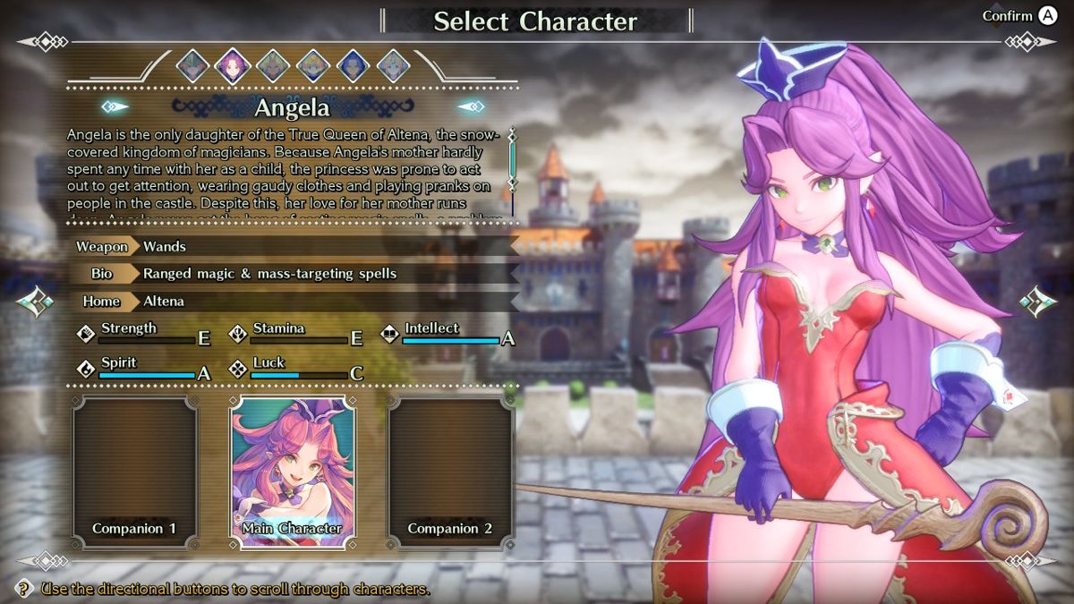 Trials of Mana (Nintendo Switch) screenshot: .... or Angela?
