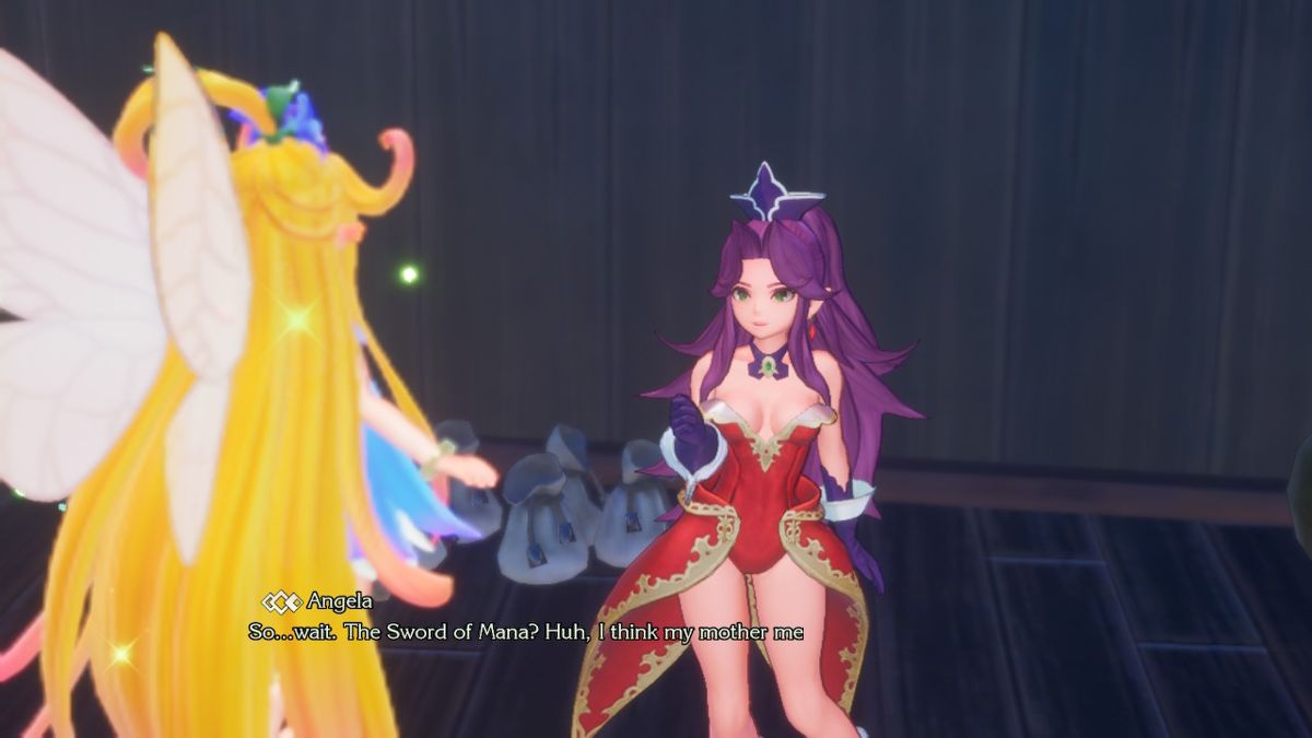 Trials of Mana (Nintendo Switch) screenshot: Meeting Angela