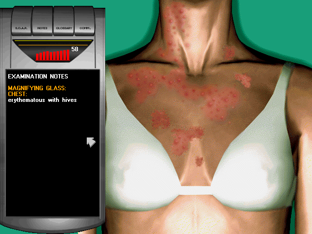 Emergency Room (DOS) screenshot: Wide variety of cases